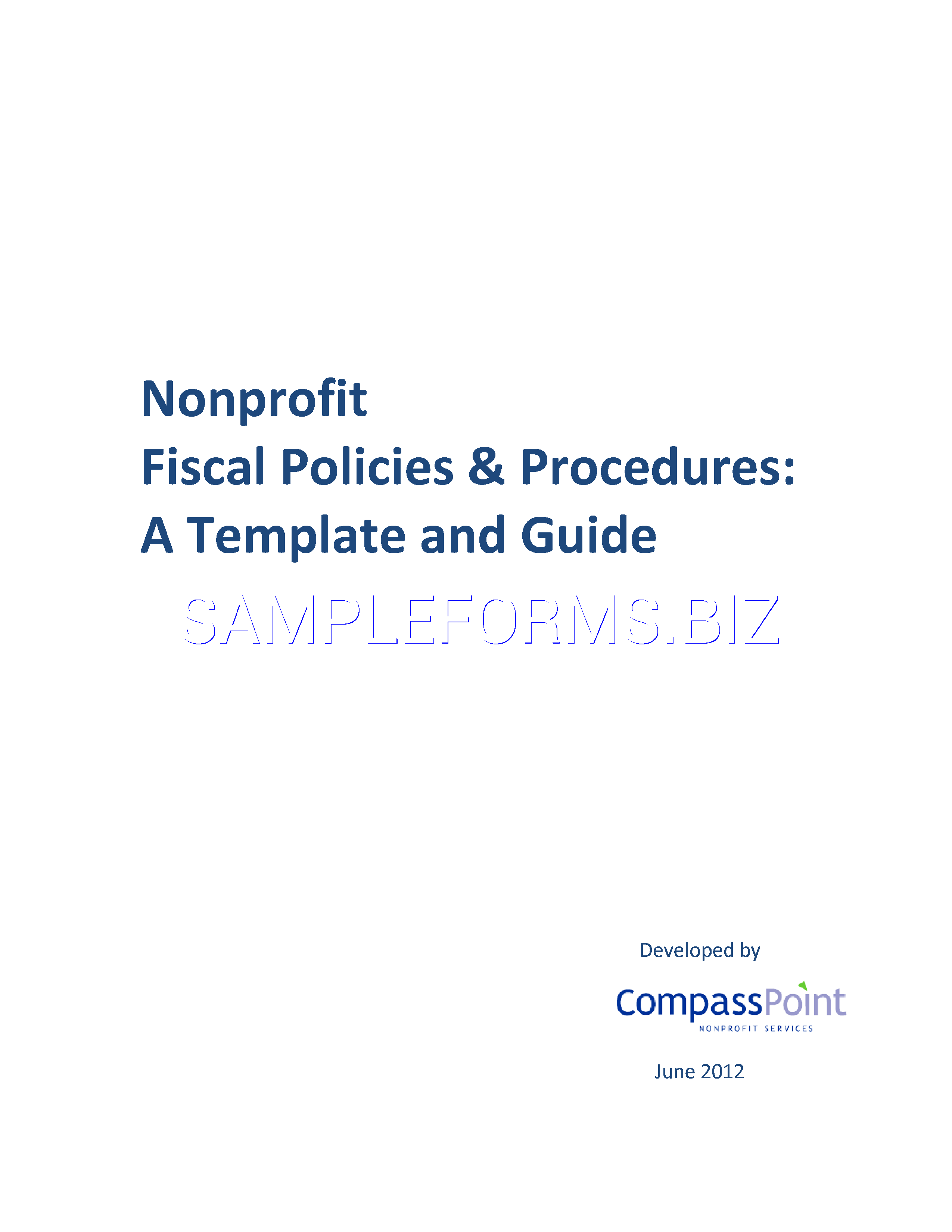 Preview free downloadable Policies And Procedures Template 2 in PDF (page 1)
